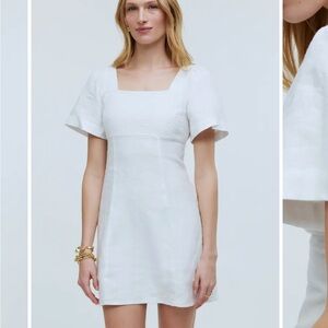 Madewell Square Neck linen minidress